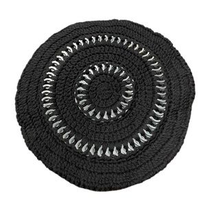 Ganni Knitted Beret Phantom